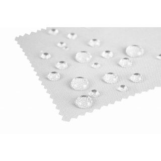 Wasserabweisender Kodura-Stoff weiß 150 cm 1 lfm