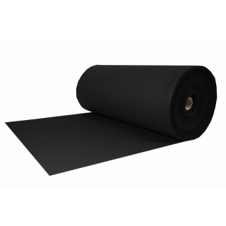 Stoff Filz technisch schwarz 100 cm x 0,5 m