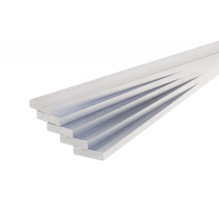 Aluminium-Flachstabstange 60x8 mm