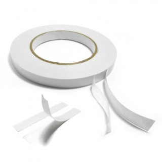 50 m doppelseitiges transparentes Klebeband 1 cm