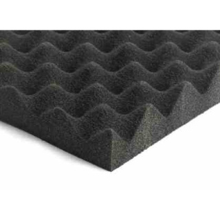 Akustikschaumstoffpad 20mm 100x100cm WAVES ohne Kleber