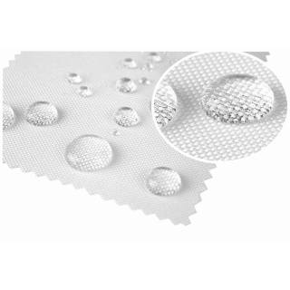 Wasserabweisender Teflonstoff weiß 160 cm 1 lfm