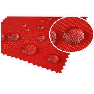 Wasserabweisender Teflonstoff rot 160 cm 1 lfm