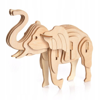 3D-Puzzlemodell aus Holz