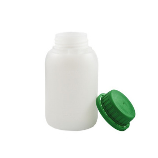Flasche 250ml HDPE und grüner Verschluss