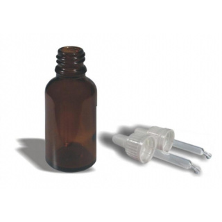 Flasche 30ml Apothekenflasche mit Pipette und Schraubverschluss