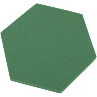 Akustikpaneel Sechseck kiwi grün 50x50 cm Dicke 5 cm Hexagon