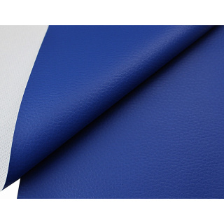 Blaues PVC-Kunstleder Polsterstoff 50×140 cm