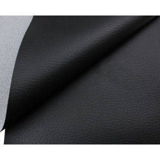PVC-Eko-Leder schwarz 140 cm x 0,5 m 460g/m²