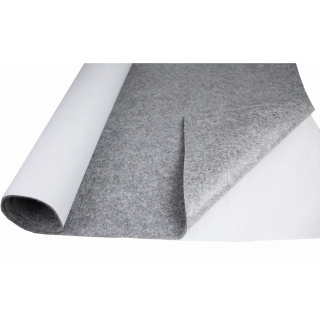 Weicher selbstklebender Vliesfilz 3 mm grau – 150×50 cm 400 g/m²