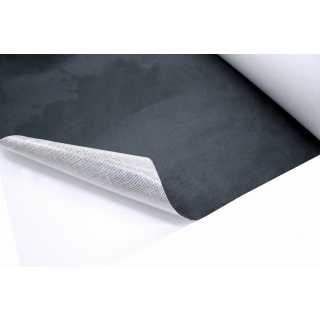 Dunkelgraphit selbstklebender Wildlederstoff 50x140 cm