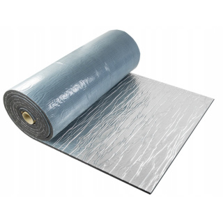 Selbstklebender wasserfester Schallschutzschaum 19mm 25x100cm Aluminiumgummi ISOLMAT M19SH