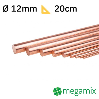Kupferstab Φ12mm 20cm