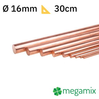 Kupferstab Φ16mm 30cm