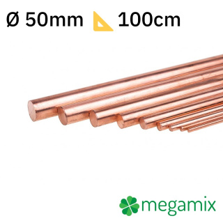 Kupferstab 1m Φ50 mm
