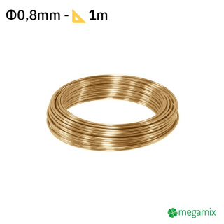 Messingdraht Φ0,8mm 1m