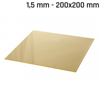 Messingblech 200x200x1,5mm