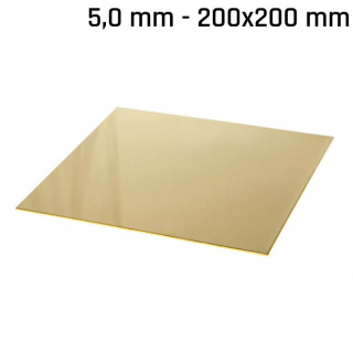 Messingblech 200x200x5,0mm