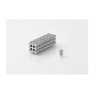 Neodym Magnet 10 Stk Zylinder MW 4x6 N38