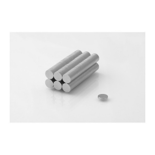 Neodym Magnet 20 Stk Zylinder MW 7x1,2 N38