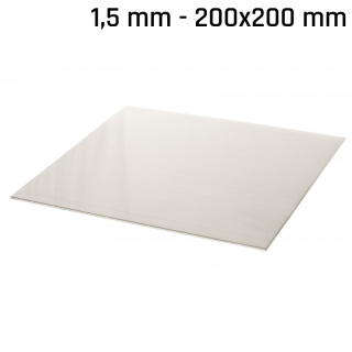 Alpaka-Blatt (Neusilber) 200x200x1,5mm