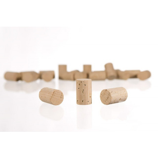 Natürliche Vollkorken 38x24mm 10 Stück für Wein I.Klasse