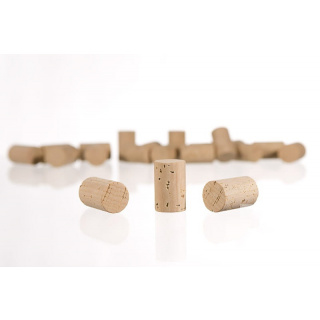 Natürliche Vollkorken 38x24mm 10 Stück für Wein der SUPER-Klasse