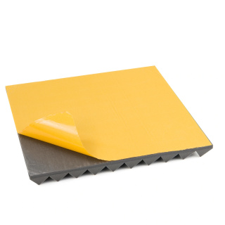 Akustikplatte selbstklebend grau PYRAMIDE 50×50 cm Dicke 5 cm
