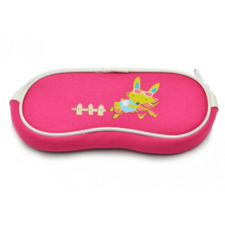 Brillenetui für Kinder rosa mit Hase SC-10D