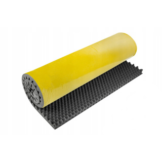 Selbstklebender Akustik-Schallschutzschaum WELLEN 30 mm 100 x 100 cm, nicht brennbar