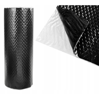 Selbstklebende Butyl matte schwarz 2mm 50x50cm