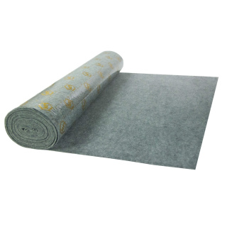 Selbstklebender hellgrauer Teppich 2mm 25x100cm
