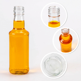 Glasflasche 200ml 17cm MONOPOL