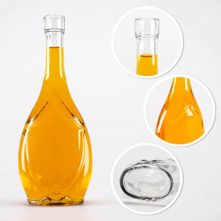 Glasflasche 500ml 26cm ICONA