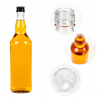 Glasflasche 700ml 28cm MONOPOL