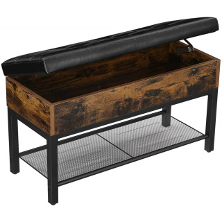 Schuhschrank mit Sitzfläche und Stauraum 70x30x45cm