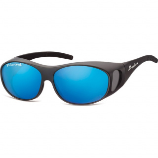 Polarisierte Sonnenbrille für Fahrer schwarz blau HD Fit PETE