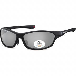 Sportliche polarisierte Sonnenbrille für Fahrer, schwarz ANDY