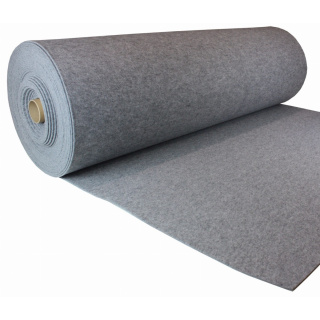 Technischer Filz grau 5,5 mm 150×50 cm 750 g/m²