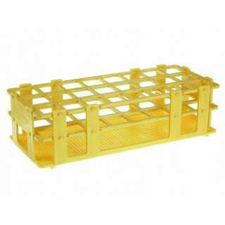 Reagenzglasständer 90 Plätze ø 13 mm (6x15) gelb