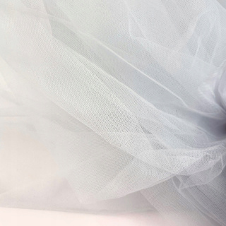 Stoff Tüll weiß dekorativ weich 0,5m