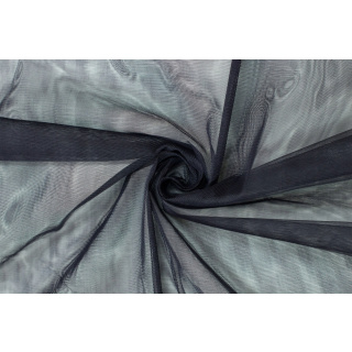 Stoff Tüll dunkelviolett mit Steinchen 0,5m