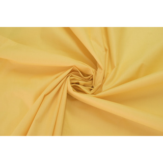 Stoff 100% Baumwolle gelb ohne Muster 0,5m