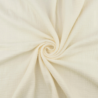 Stoff Musselin Baumwolle ecru 100% Baumwolle 0,5m