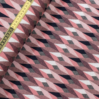 Herbststoff Strickware Rautenmuster 0,5m