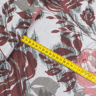 Stoff Jersey ITY glatt Blumen Strickware 0,5m