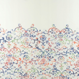 Stoff Jersey ITY bunte Blumen Bordüre Strickware 0,5m