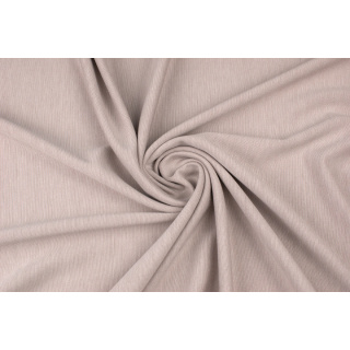 Stoff Punto Strick beige ohne Muster zum Nähen 0,5m