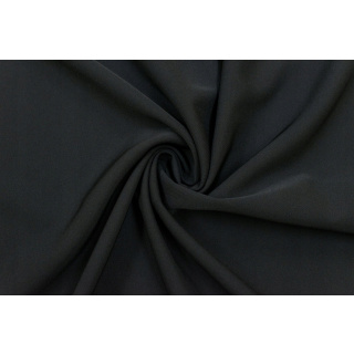 Stoff Jumbo bi-stretch schwarz ohne Muster 0,5m