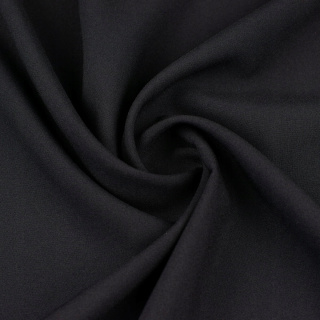 Stoff Panama schwarz universell für Vorhänge glatt ohne Muster 0,5m